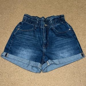 Kancan: Paperbag Jean shorts